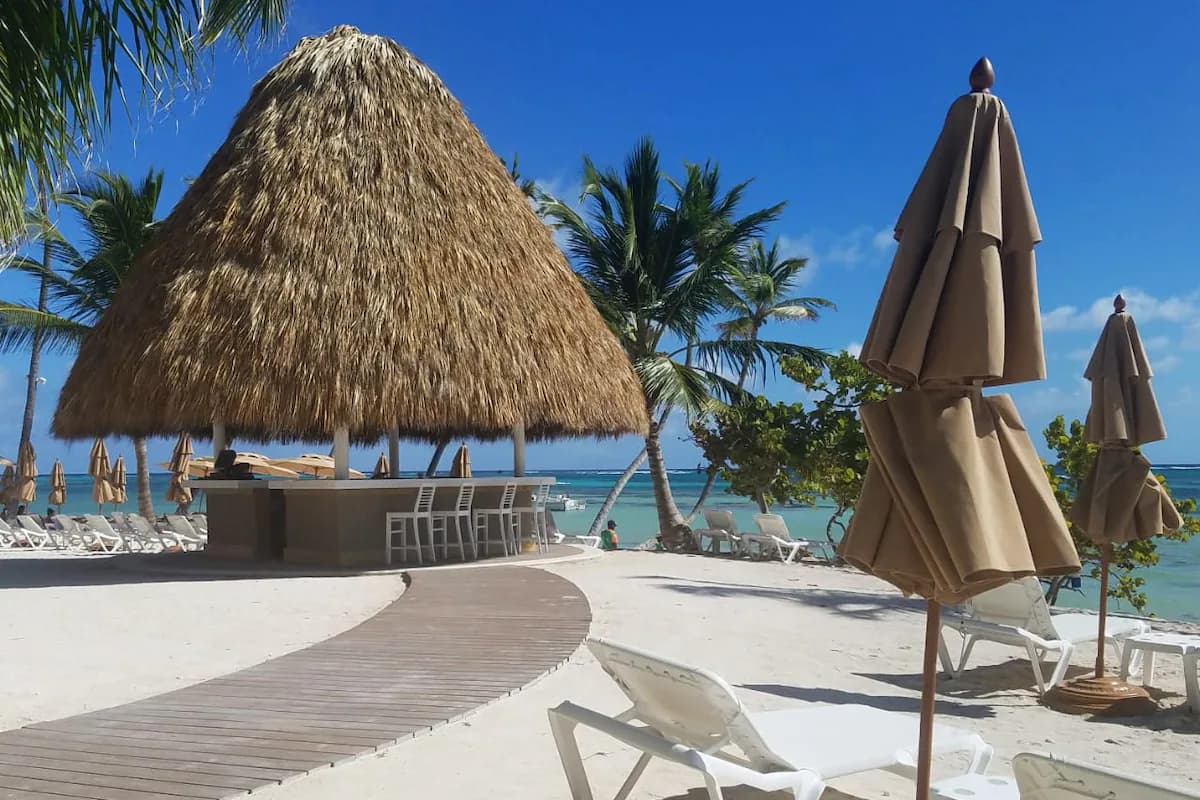 Playa Blanca beach club in Punta Cana